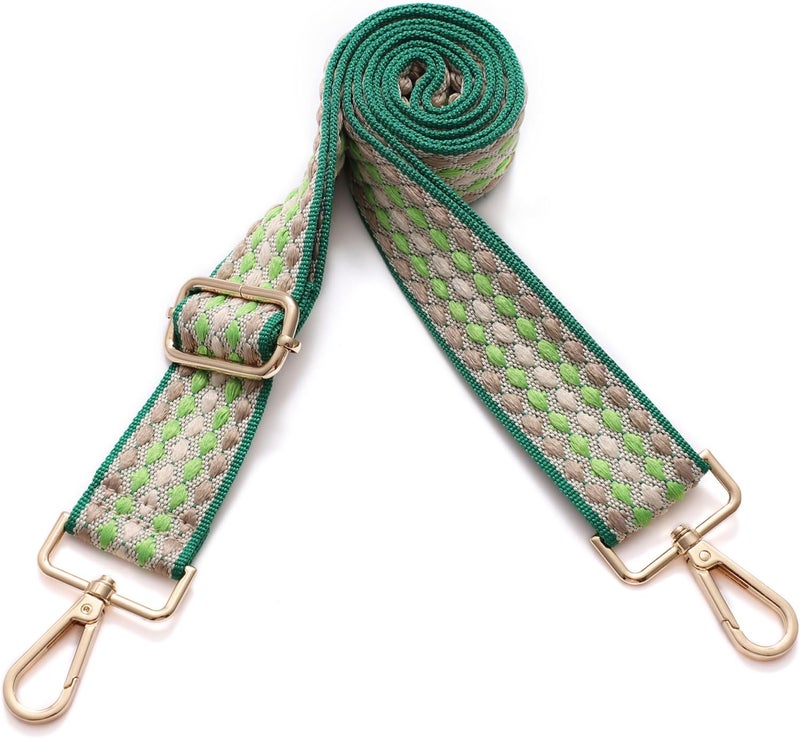 S-Jacorry Purse Strap Replacement Crossbody Wide Shoulder Strap Adjustable Canvas Straps Handbag Strap Replacement Belts - Image 2
